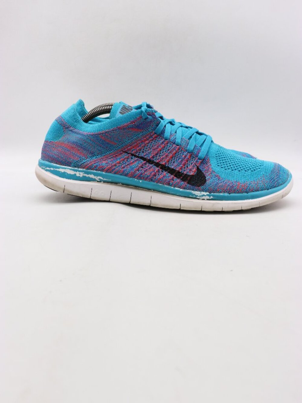 Nike Free 4.0 Flyknit Shoes Men's Size 13 Blue Lagoon Running Athletic Sneaker
